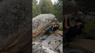 Video thumbnail of Caída en Cuesta, 6A. La Pedriza