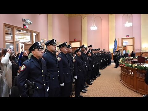 NJ Jersey City Police Academy’s New Graduates Sworn In