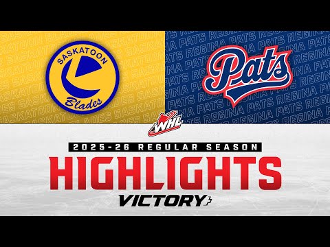 Saskatoon Blades at Regina Pats 12/28 | WHL Highlights 2025-26