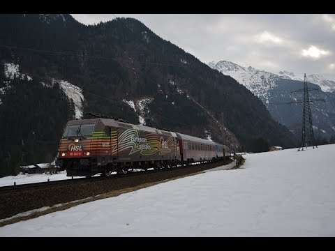 Arlberg Bahnverkehr am 02.03.19 – "HSL 185 mit Urlaubs Express"