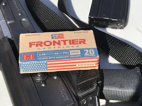5.56x45mm, 55gr FMJ. M193 (FR200) Frontier by Hornady