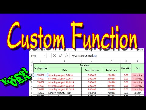 Custom Function Training in Excel VBA - SumIfs on Autopilot with only Employee ID
