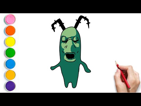 How to Draw Plankton meme | Easy Step by Step Drawing Tutorial