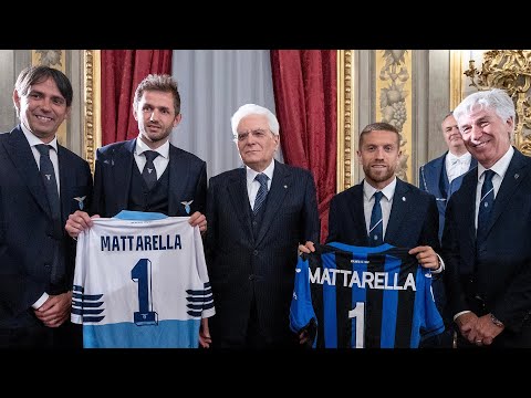 Incontro del Presidente Mattarella con le finaliste di Coppa Italia di calcio