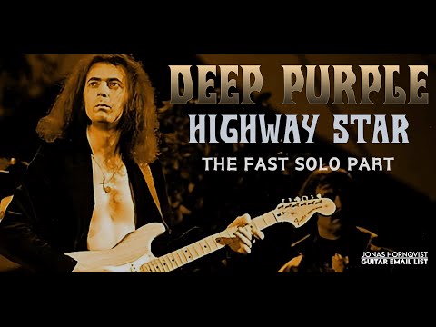 Deep Purple -  Highway star (fast solo part)