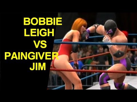 Classic WWE Bobbie vs Paingiver Jim - Mixed Match