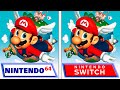 Super Mario 64 Switch VS Nintendo 64 Graphics FPS Comparison