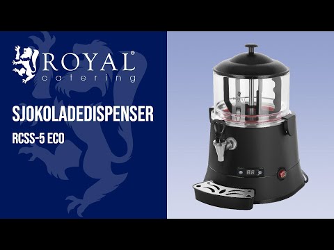 video - Sjokoladedispenser - 5 liter - LED-skjerm