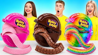Gummy Food, Real Food vs Chocolate Food Challenge | Amazing Cooking Hacks by Multi DO Challenge