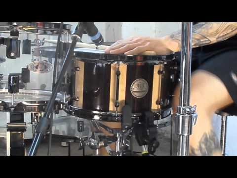MS Custom Drums - Wenge/Maple Stave Snare Test 13x6,9