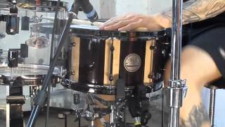 MS Custom Drums - Wenge/Maple Stave Snare Test 13x6,9