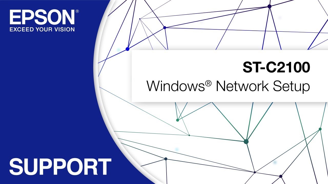 WorkForce ST-C2100 | Windows Network Setup
