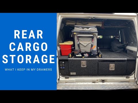 Landcruiser Drifta Drawers and what I pack in them.