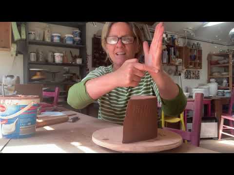How to make a slab mug the quick way! Home Pottery School