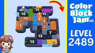Solution du Niveau 2489 de Color Block Jam