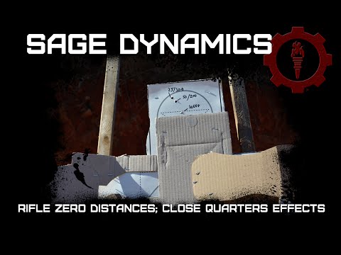 Rifle Zero Distances; Close Quarters Effects