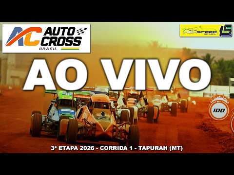🔴 AUTO CROSS BRASIL | 3ª Etapa 2026 | 1ª Prova | Tapurah (MT)