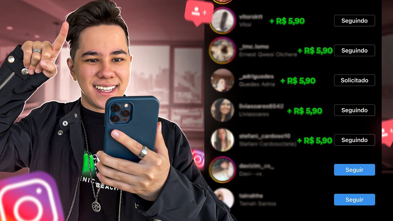 GANHAR DINHEIRO SEGUINDO PESSOAS NO INSTAGRAM? A VERDADE SOBRE GANHAR COM INSTA!