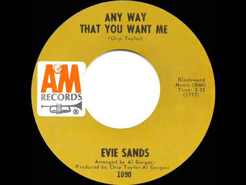 1969 HITS ARCHIVE: Any Way That You Want Me - Evie Sands (mono 45)