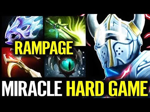 RAMPAGE Miracle SVEN 10k MMR EPIC Play Dota 2 IMBA Carry Hard Game