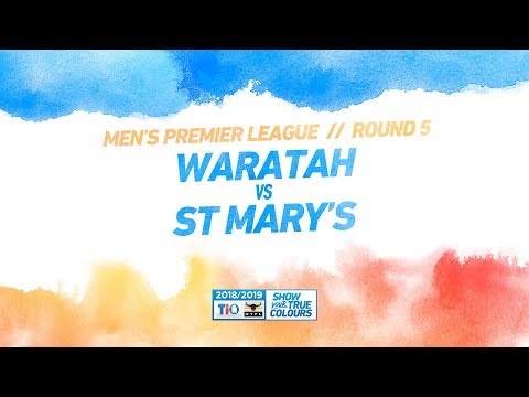 Waratah vs St Mary's: Round 5 - Men's Premier League: 2018/19 TIO NTFL