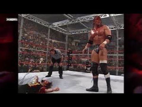 Triple H vs Cactus Jack Hell in a Cell WWE Full Match