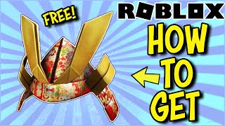 *FREE ITEM* NEWER Holiday Kabuto Helmet on Roblox - WITH PARTICLES!