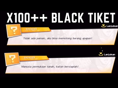 Penghabisan Gacha 100++ Black Tiket Berapa SSR ?? - One Punch Man The Strongest