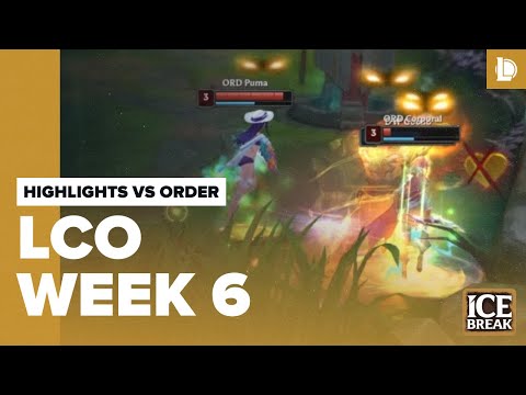 SUPER WEEK, SUPER HIGHLIGHTS | LCO Highlights vs Order | Dire Wolves League of Legends