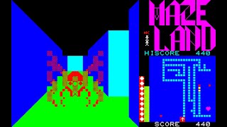 Sharp MZ-700 Game: Maze Land (1983 Enix)