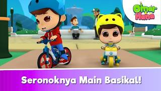 Download lagu Omar & Hana - Seronoknya Main Basikal 😍🚴 | Lagu dan Kisah Kanak kanak Islami mp3