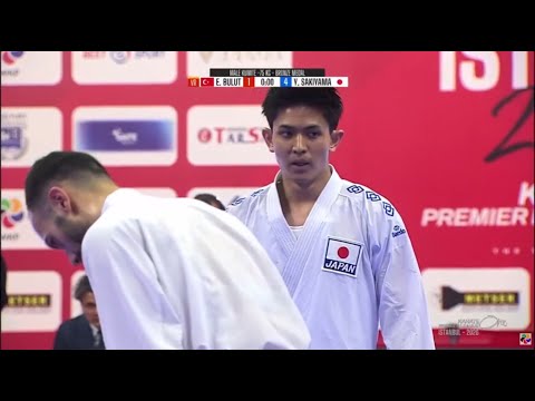 Enes Bulut (TUR) VS Yusei Sakiyama (JPN) | -75 Bronze | Karate1 Premier League Istanbul 2026
