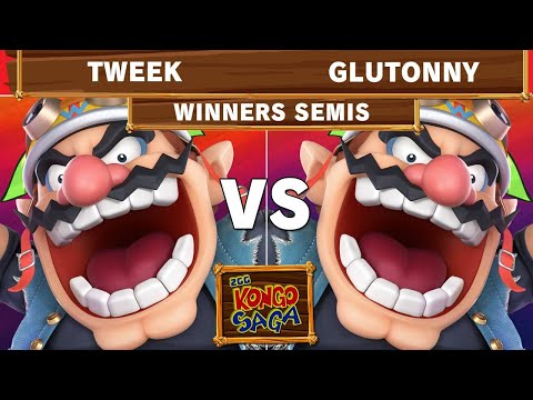 2GG Kongo Saga - TSM | Tweek (Wario) Vs Solary | Glutonny (Wario) Winners Semis - Smash Ultimate