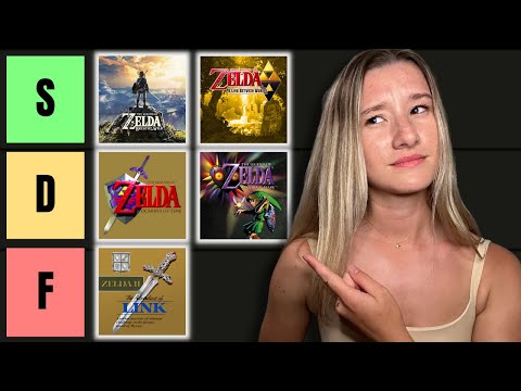 Ranking Every Zelda Game WORST to BEST
