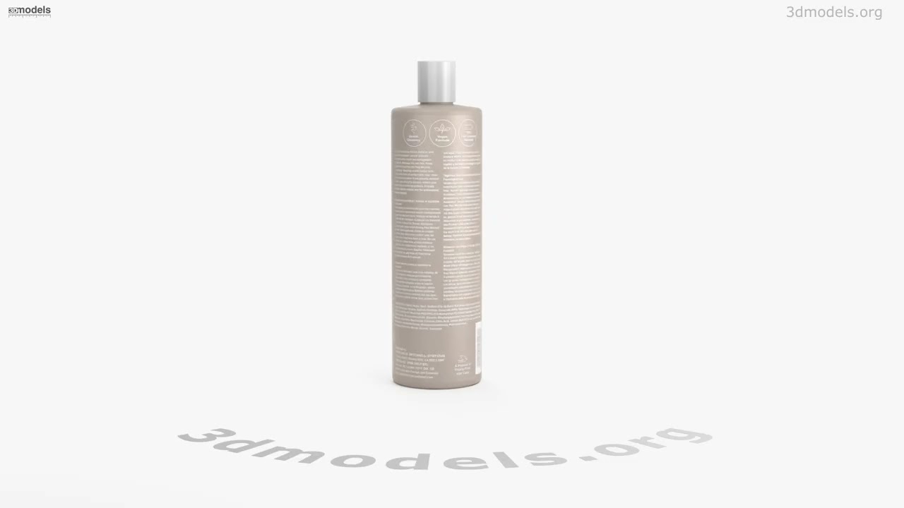 Paul Mitchell Shampoo Bottle 3D model by 3DModels.org
