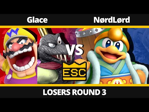 ESC 10 Losers Round 3 - Glace Vs. NørdLørd - SSBU Tournament