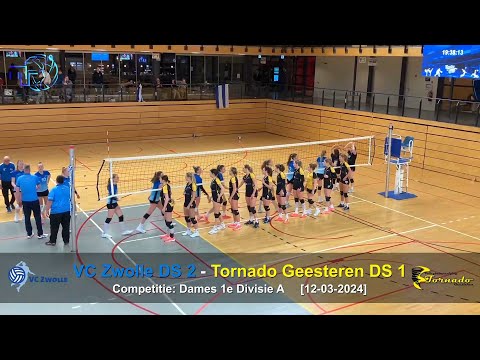 Volleybal Dames 1e Divisie A: VC Zwolle D2 - Tornado Geesteren D1 [12-03-2024]