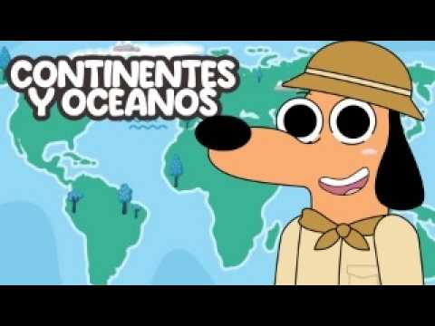 ¡Aprende los CONTINENTES y OCÉANOS del mundo! - Geografía para niños