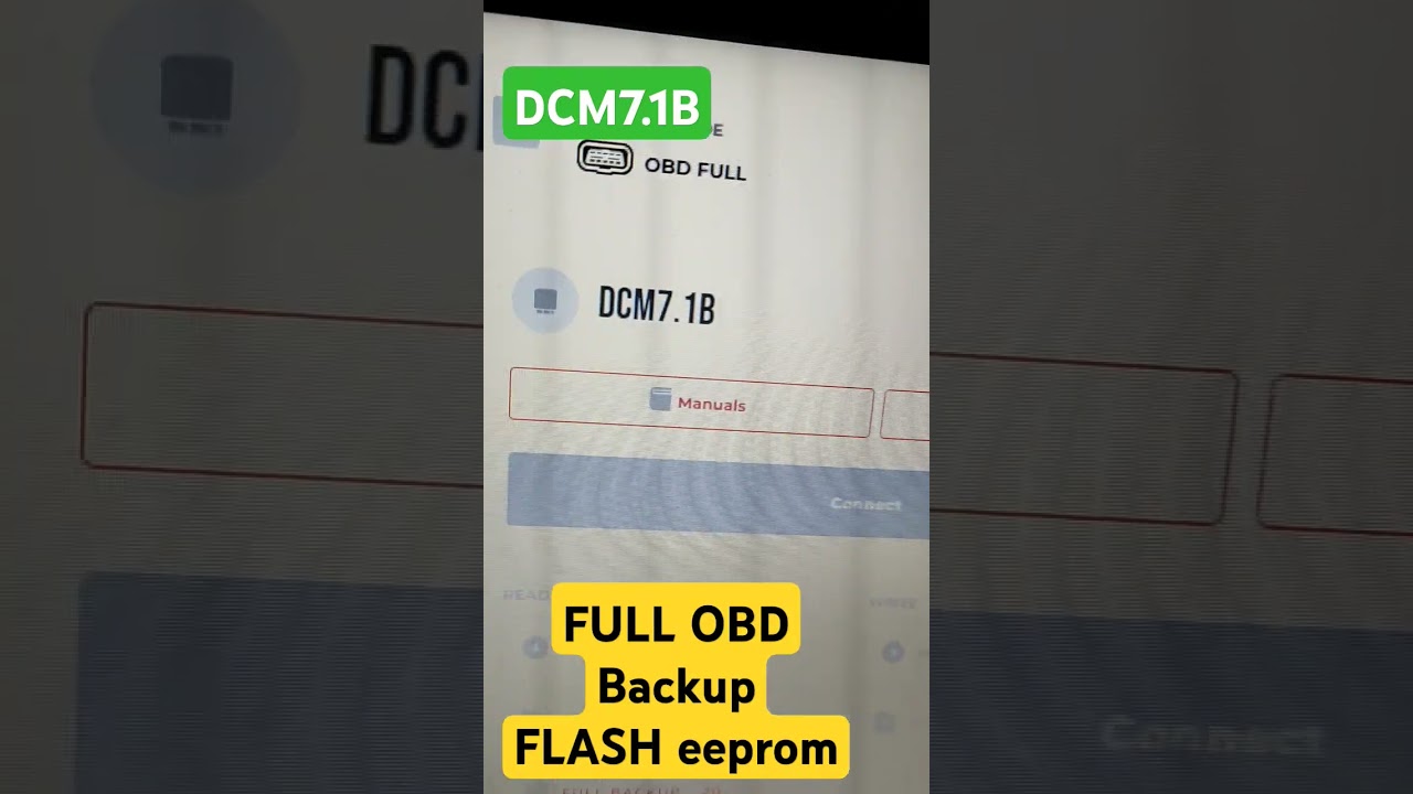 FULL obd backup DCM7.1B peugeot