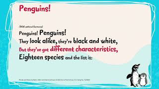 Penguins! Words on Screen™ Preview | #dothewaddle