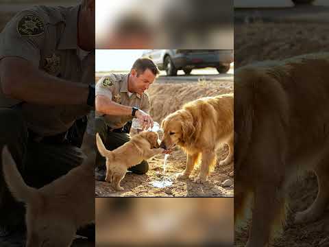 They Drove Past… But a Puppy Refused to Leave His Mom 🐾