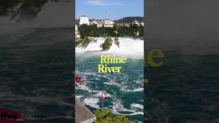 Rhine Falls Switzerland | Best Places to Visit Near Europe’s Largest Waterfall #travel #travelshorts