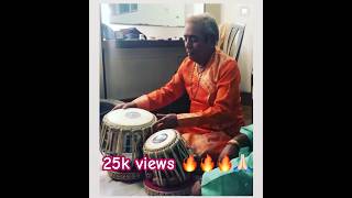 Rare clip of Pandit  Birju Maharaj ji on Tabla #classicaltabla #kathakdance #classical #indiandance