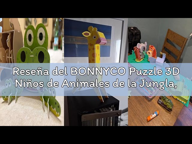 Vídeo relacionado con BONNYCO Pack 16 Puzzle Madera de 4 Piezas para Regalos Cumpleaños Niños Colegio 1 a 5 Años. Ideas Detalles Invitados, Juguetes Infantiles y Juegos Rompecabezas para Bebés Guardería