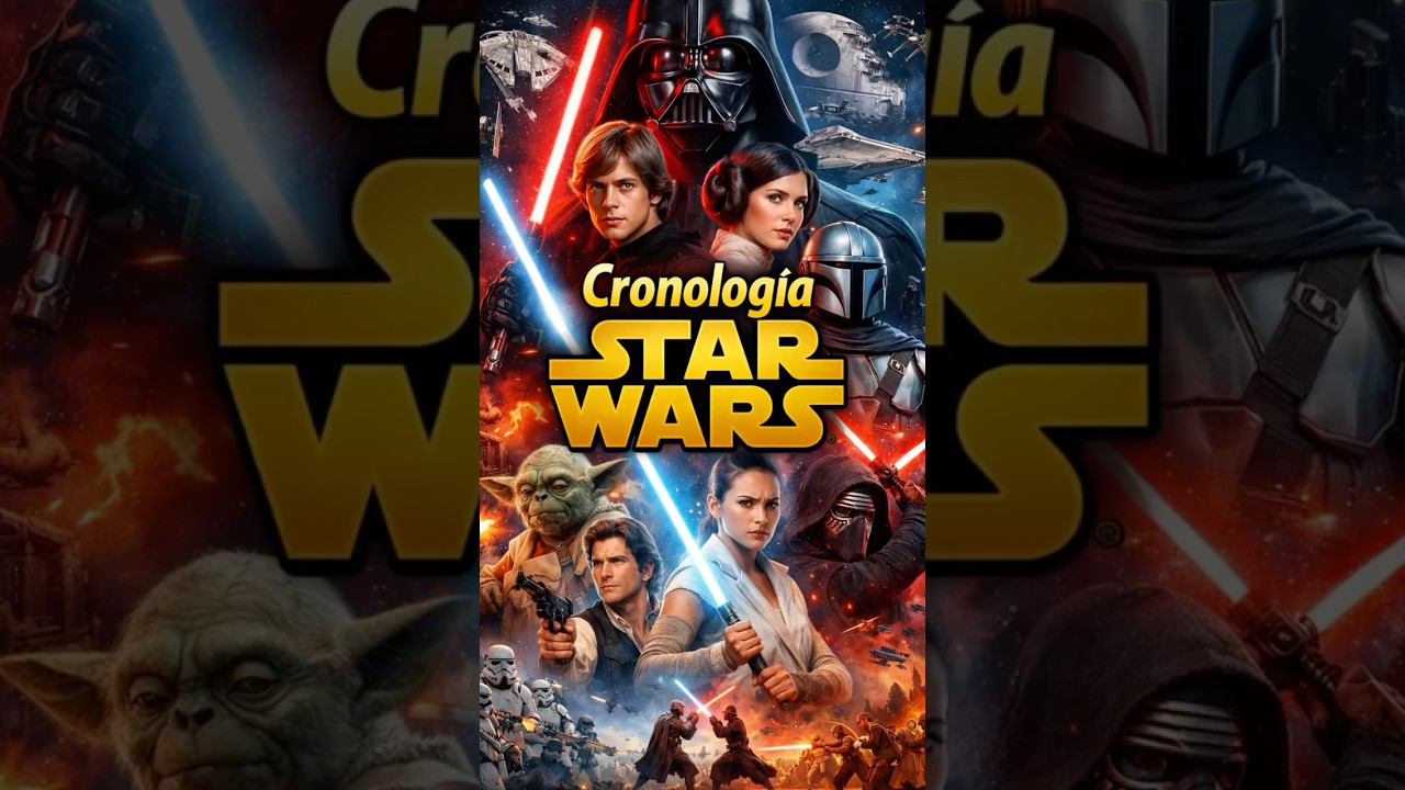🔥CRONOLOGÍA STAR WARS 2026🔥 #starwars #skywalker #darthvader #jedi