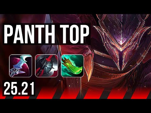 PANTHEON vs FIORA (TOP) | 15/0/5, 8 solo kills, Legendary | KR Master | 25.21
