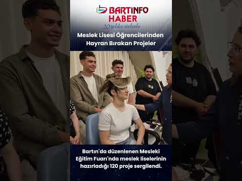 Bartın'da Liseli Gençler Hünerlerini Sergiledi  #bartın #haber #gündem