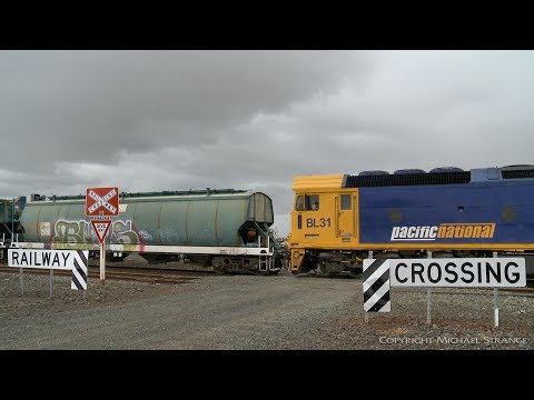 Pacific National Grain Train 7739V With WGSY & WGBY Hoppers - PoathTV Australian Railways