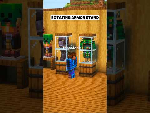 Minecraft Rotating Armor Stand 🤯