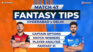 Hyderabad v Delhi Team Prediction, 11Wickets Fantasy Cricket Tips, Indian T20 League,11Wickets Tips